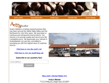 Tablet Screenshot of andysmarket.com